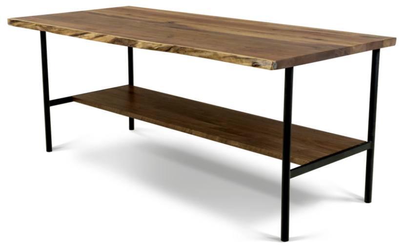 walnut live edge table