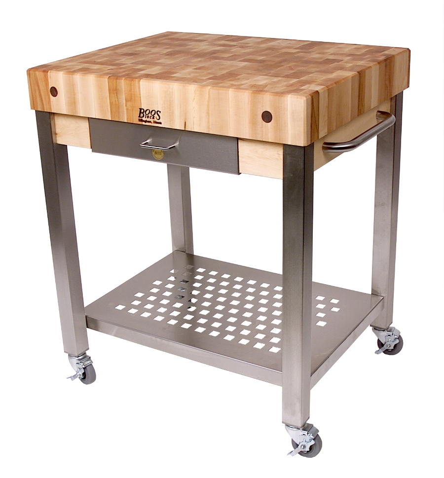 John Boos Kitchen Cart Maple Cucina Technica